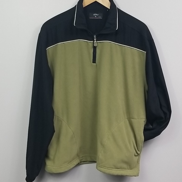 Callaway Fleece Pullover Golf Jacket Mens Medium